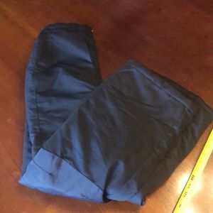 Snow pants sz 14/16 kids Faded Glory black/elastic waist/bottom of legs